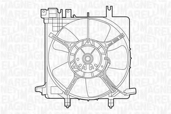 MAGNETI MARELLI 069422442010 Вентилятор, охолодження двигуна